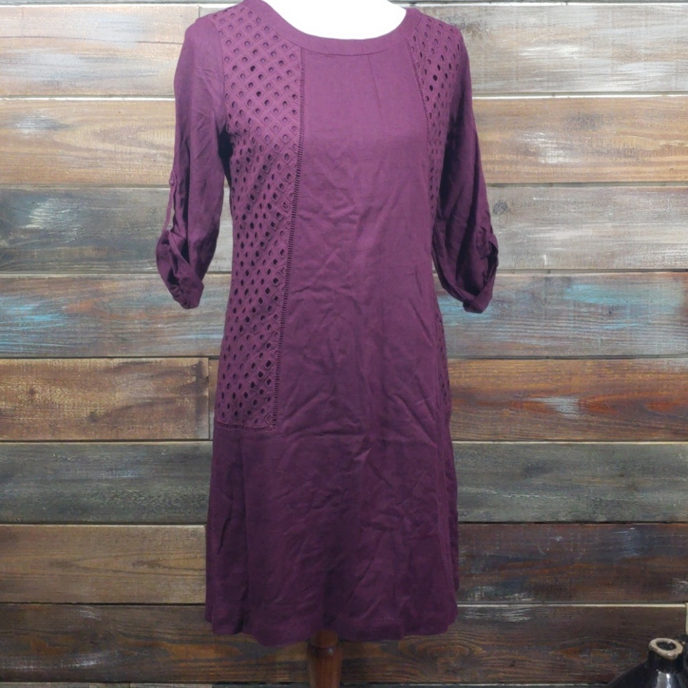 *Skies are Blue stitch fix linen shift dress small